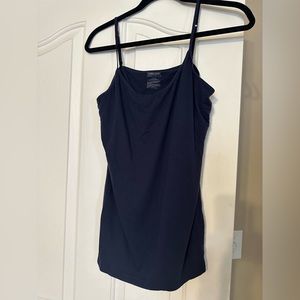 4 soft Kirkland cami camisoles tan, dk taupe, dk blue, cream, gray